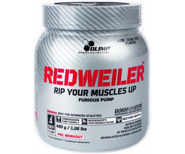 

Предтренировочный комплекс Olimp Sport Nutrition Redweiler 480 г Лайм (483204)