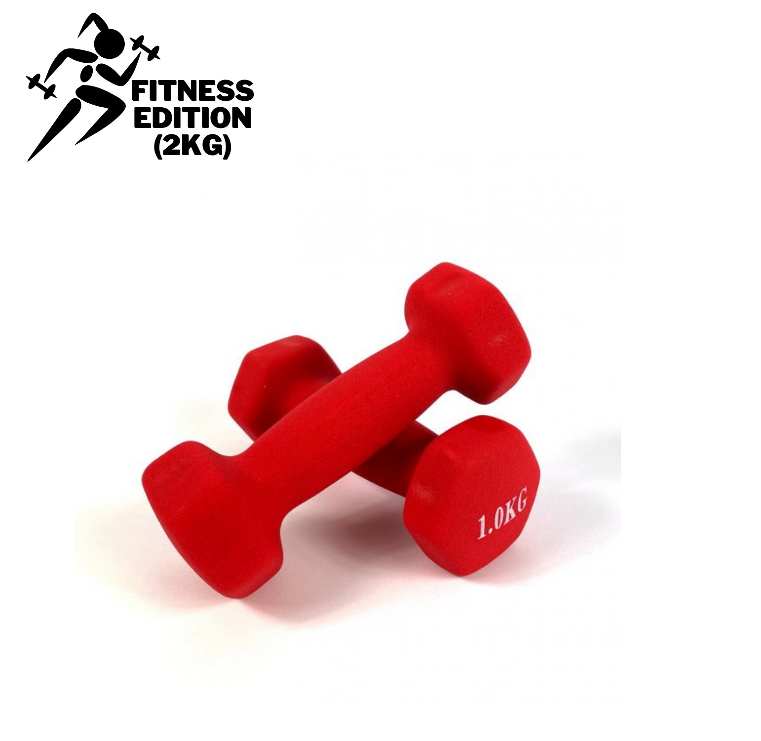 

Гантели виниловые для фитнеса Infinito Fitness Edition 2x1кг