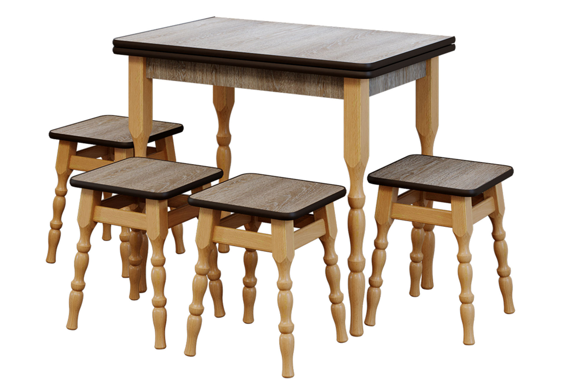 

Комплект Стіл + 4 табурети Wood Master