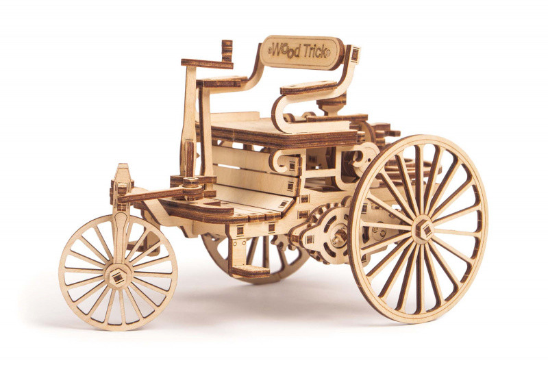 

3D пазл деревянный конструктор Wood Trick Первый автомобиль