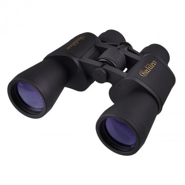 

Бинокль Galileo BW6 7352 компактный из оптического стекла ВК-7 с чехлом 20х50 м Black