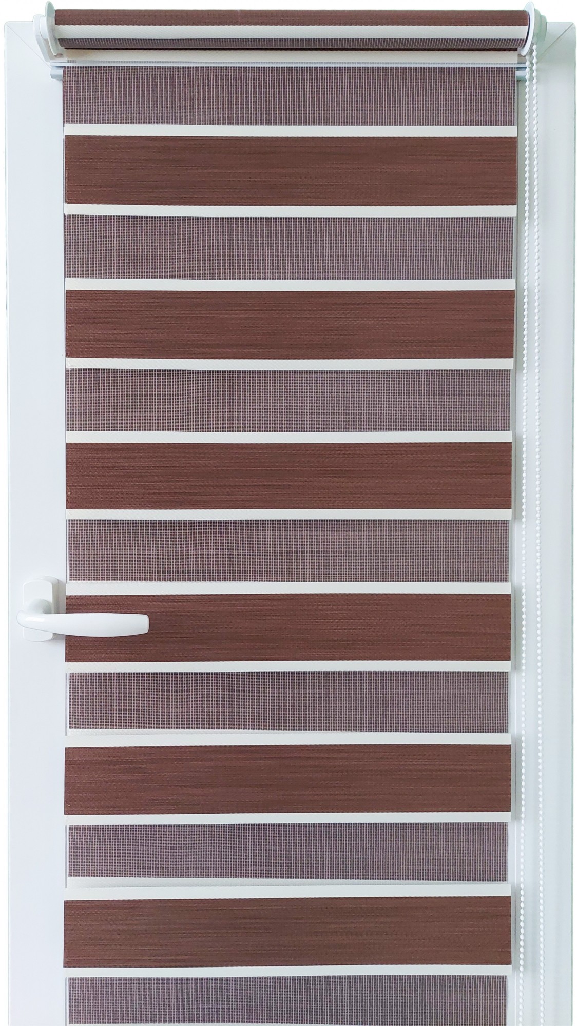 

Ролета мини Bigimot День-ночь с напрвляющей 97.5*170см Кофе с молоком