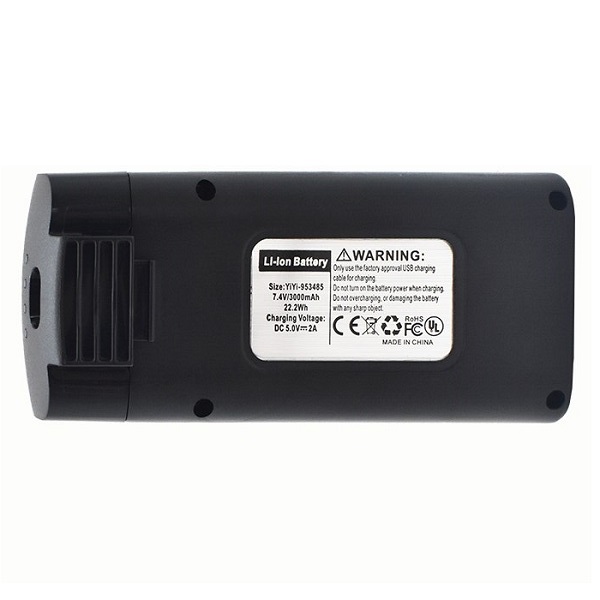 

Аккумулятор для квадрокоптера ZLRC SG108 / SG108 Pro Black на 3000 mAh 7.4V