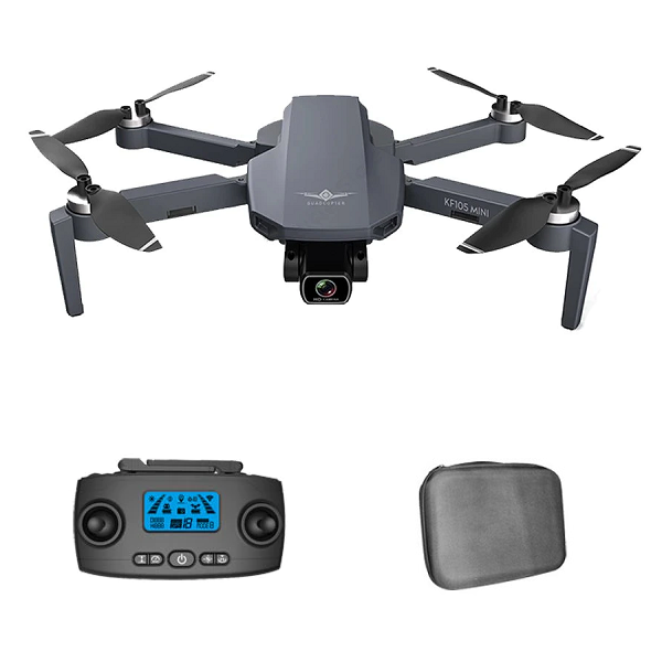 

Квадрокоптер KFPLAN KF105 с 4K и HD камерами, предотвращение препятствий, GPS БК двигатели до 500м 22 минут Черный