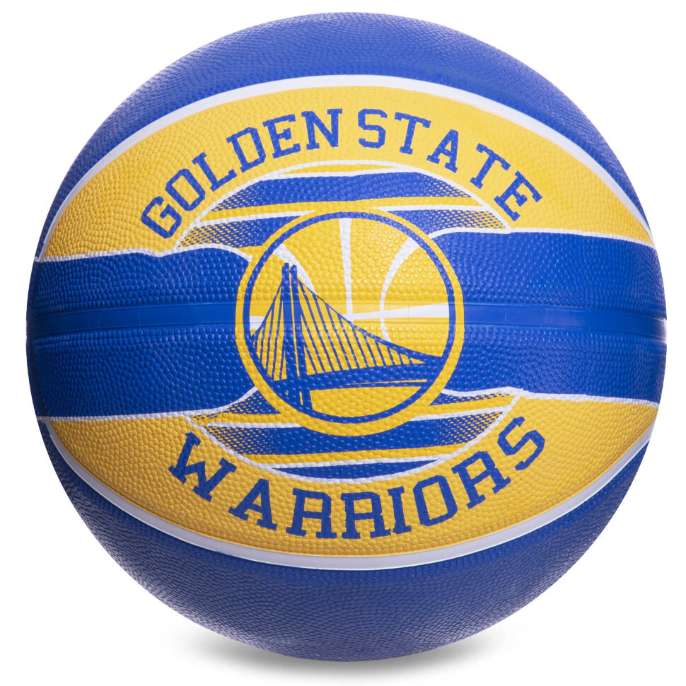 

Мяч баскетбольный SPALDING NBA Team GLDEN Warriors 83515Z №7 синий-желтый