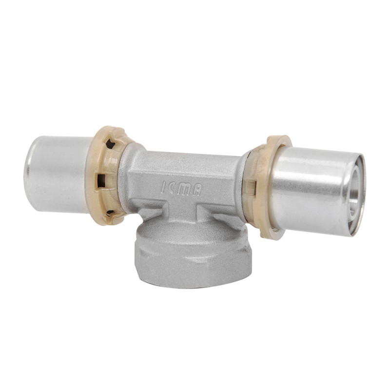 

Тройник пресс Icma 20х1/2"х20 ВР №408