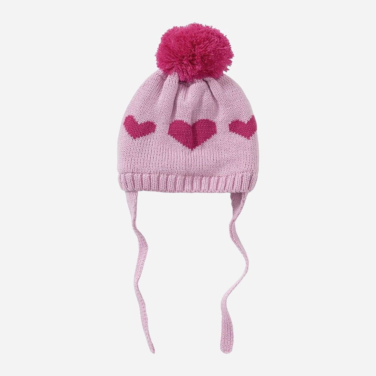 

Зимняя шапка с завязками Lupilu LID51380 44-46 см Розовая