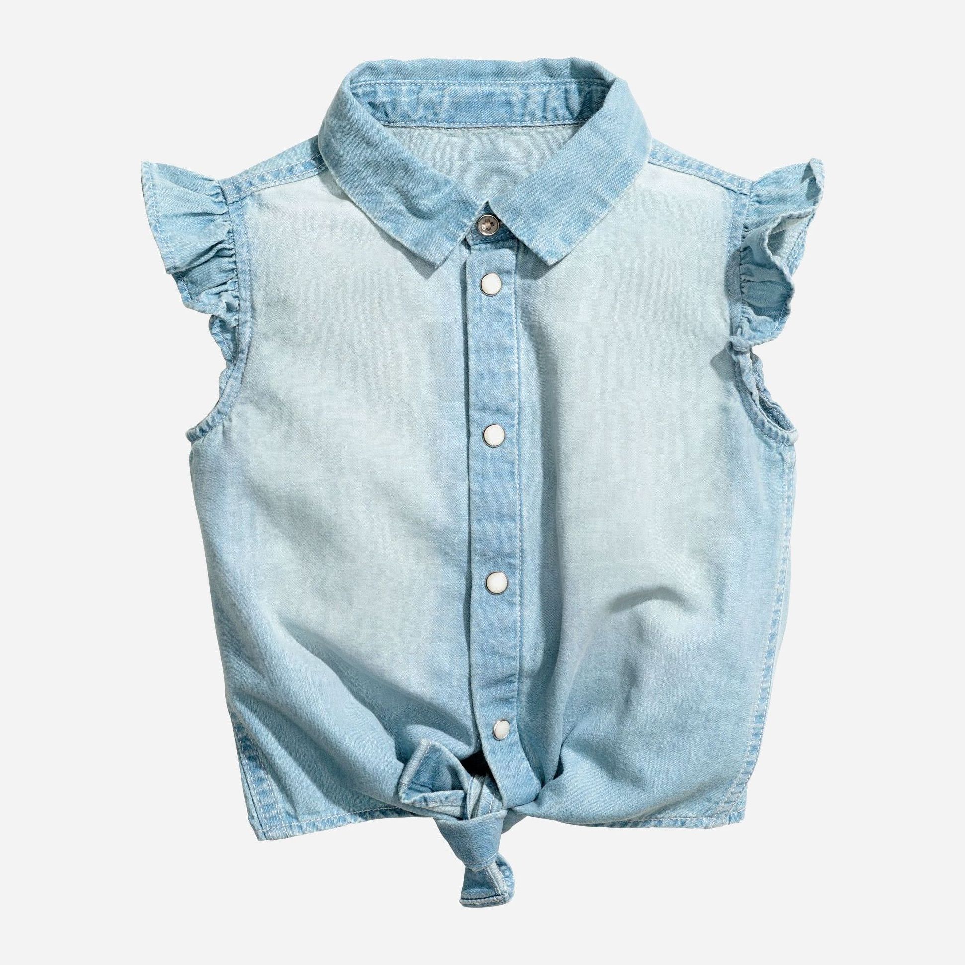 

Блуза джинсовая H&M HOM91209 98 см Голубая