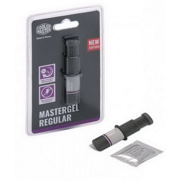 

Термопаста CoolerMaster MasterGel Regular, 1.5 мл (MGX-ZOSG-N15M-R2)