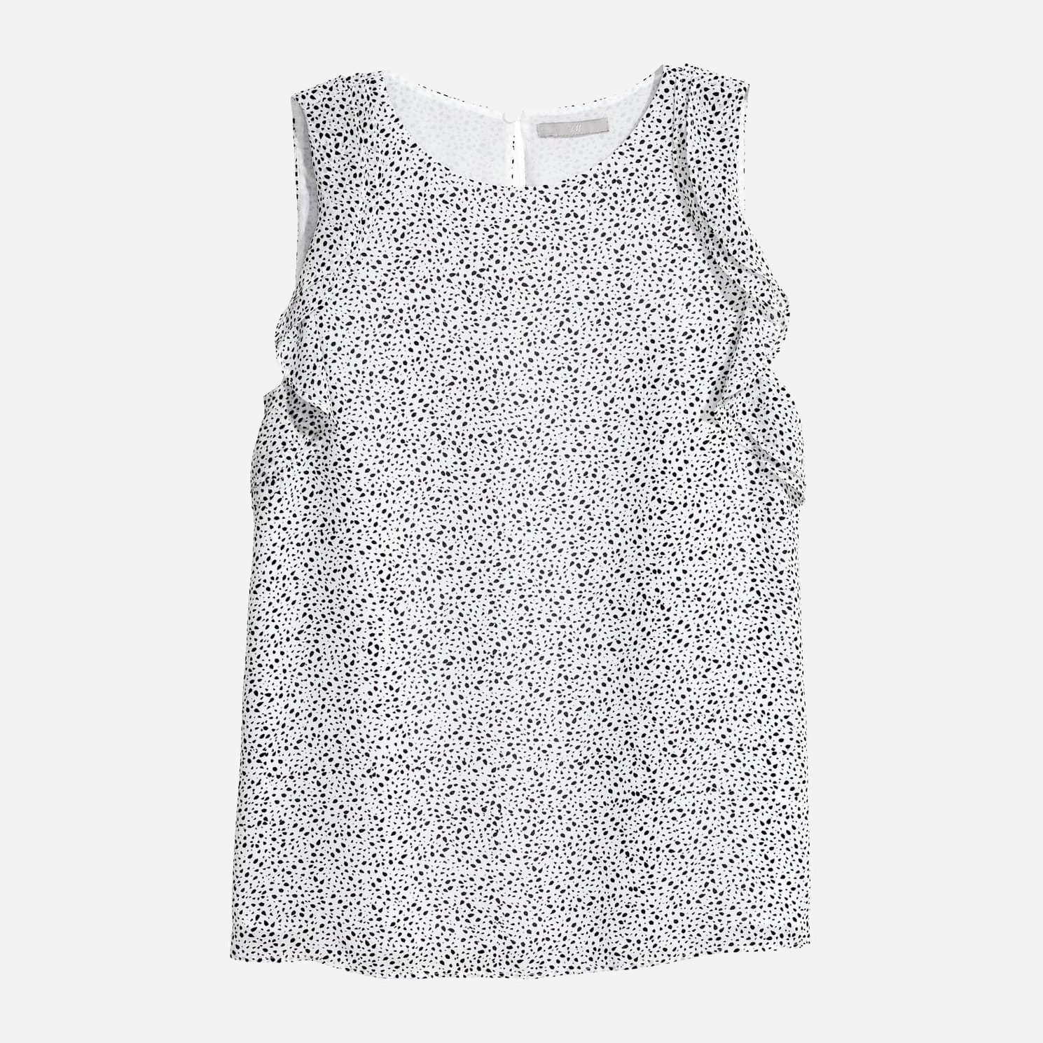 

Блузка H&M 0510791_черн.пят_01  Белая, Блузка H&M 0510791_черн.пят_01 36 Белая