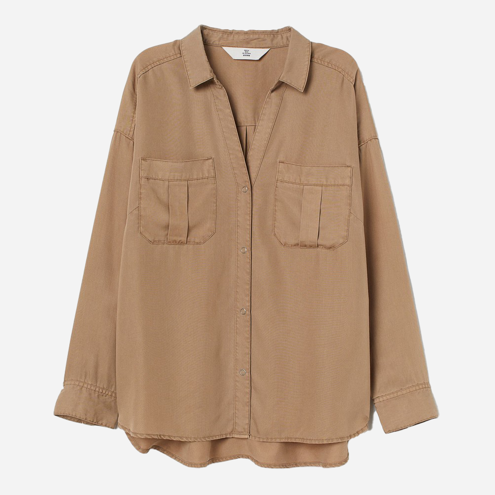 

Рубашка H&M 0707767  Хаки, Рубашка H&M 0707767 XXS Хаки