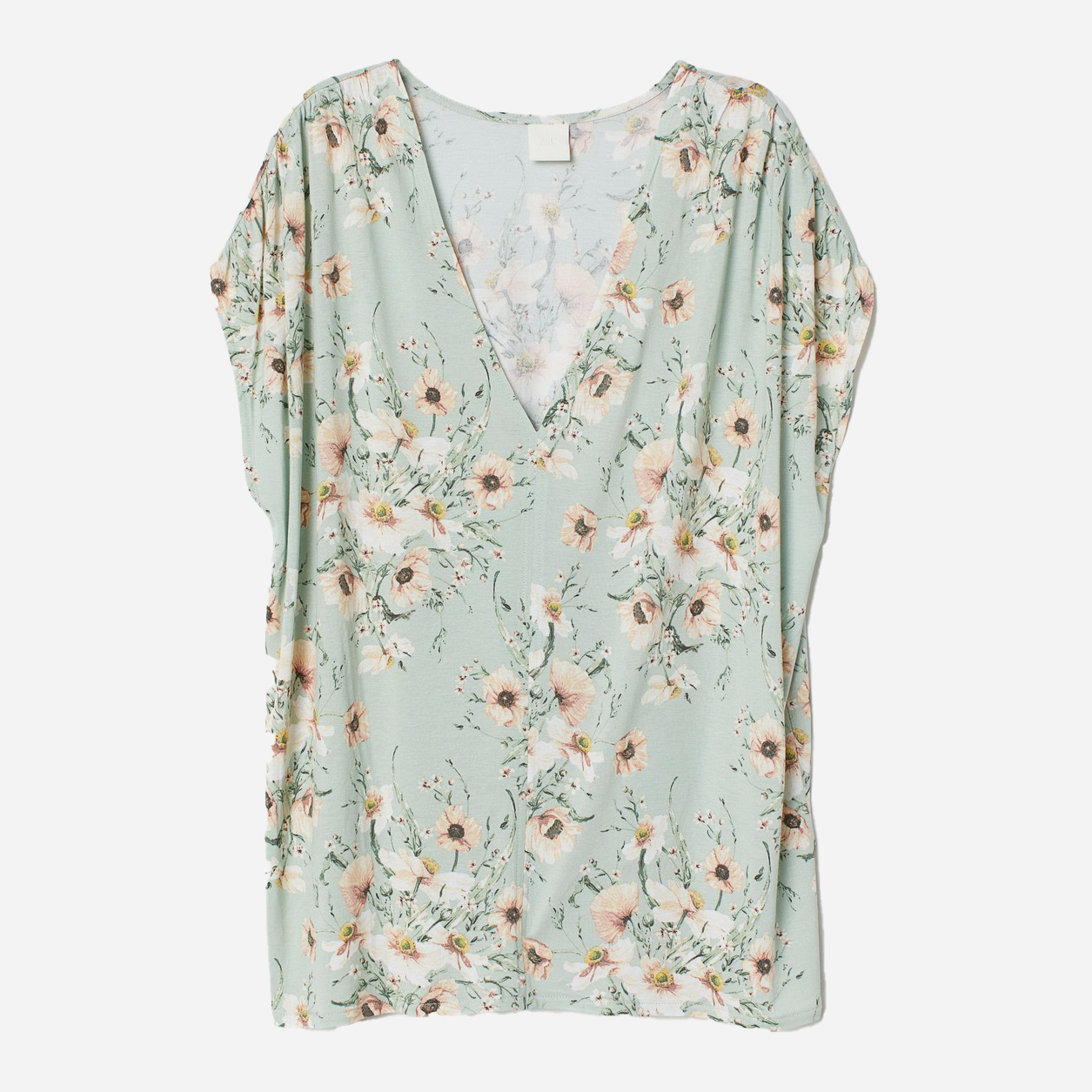 

Футболка H&M 0771682  Светло-зеленая, Футболка H&M 0771682 XS Светло-зеленая