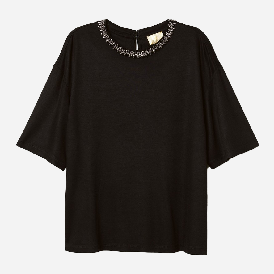 

Блузка H&M 0689102_шеябусы  Черная, Блузка H&M 0689102_шеябусы 34 Черная