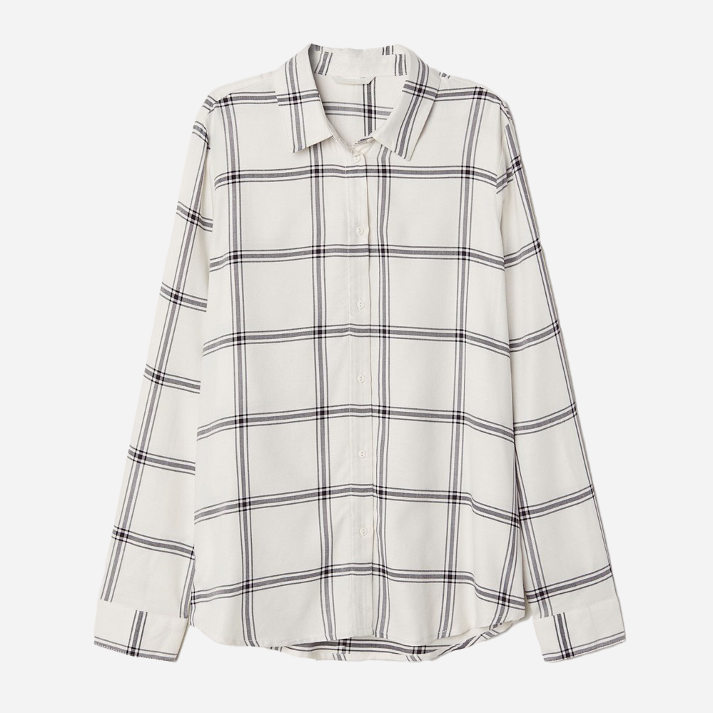 

Рубашка H&M 0629551_б.ч  Белая, Рубашка H&M 0629551_б.ч 36 Белая