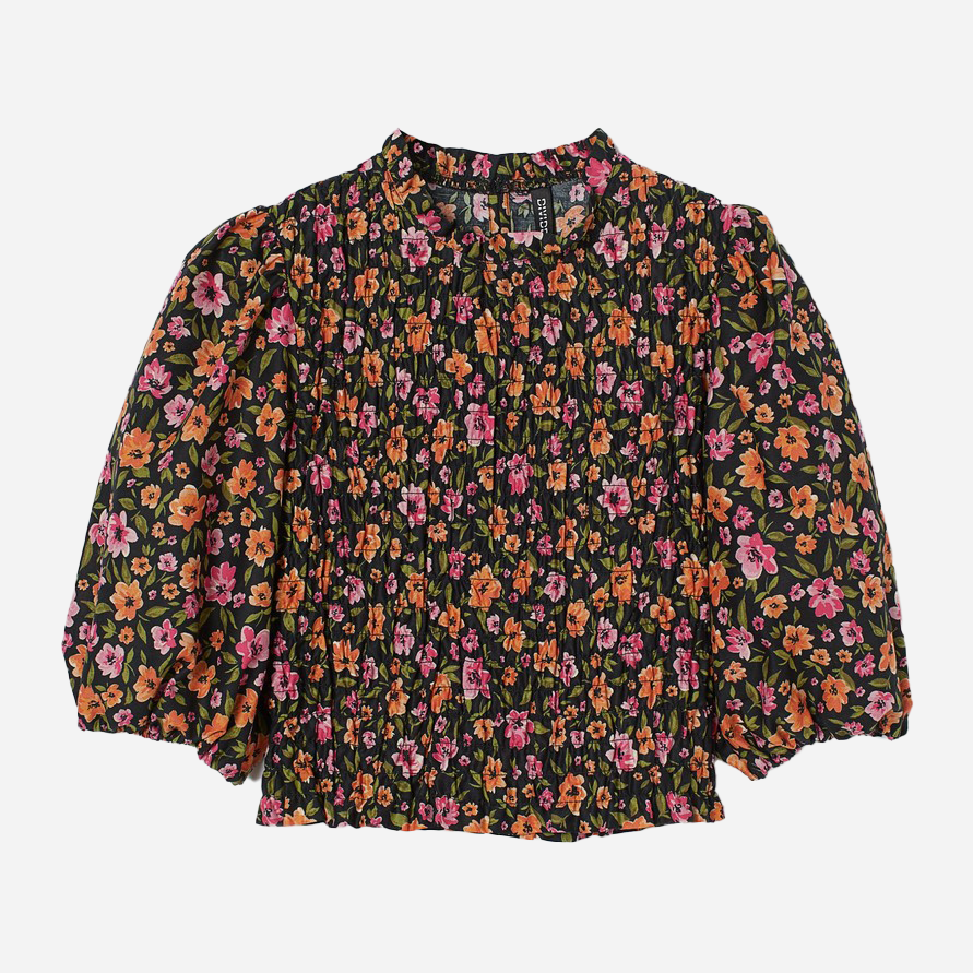 

Блузка H&M 0922625_цветоч_01  Черная, Блузка H&M 0922625_цветоч_01 40 Черная