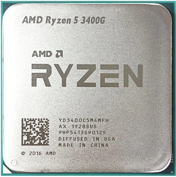 

Процессор AMD Ryzen 5 3400G 3.7GHz/4M (YD3400C5M4MFH) sAM4, tray