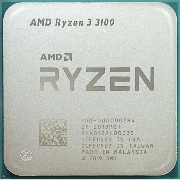 

Процессор AMD Ryzen 3 3100 3,6GHz/16M (100-000000284) sAM4, tray