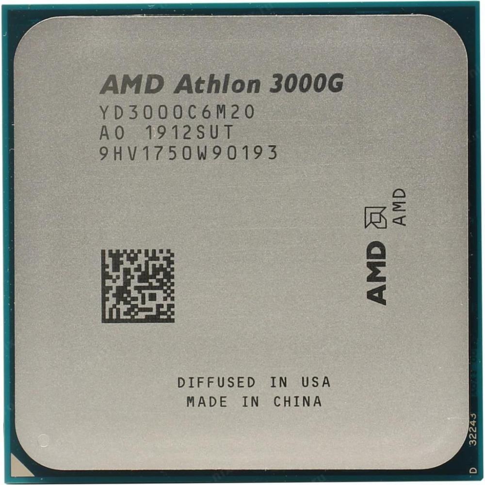 

Процессор AMD Athlon 3000G 3.5GHz/4M (YD3000C6M2OFH) sAM4, tray