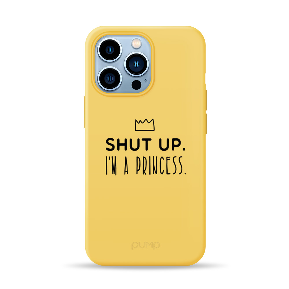 

Чехол для iPhone 13 Pro Pump Silicone Minimalistic Case I'm a Princess