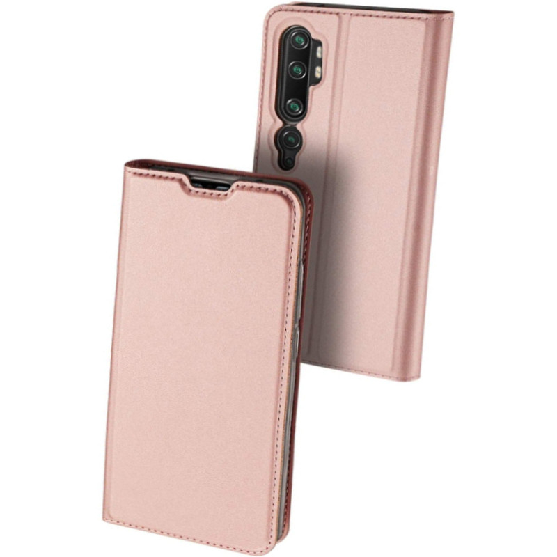 

Чехол-книжка Dux Ducis с карманом для визиток для Xiaomi Mi 10/Mi 10 Pro Rose Gold