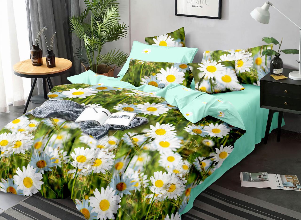 

Двуспальный комплект постельного белья на резинке 180*220 сатин Sleep Well