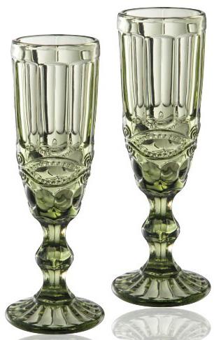 

Набор 6 бокалов для шампанского Elodia Винтаж 180мл, изумрудное стекло (ST-9455-GR)