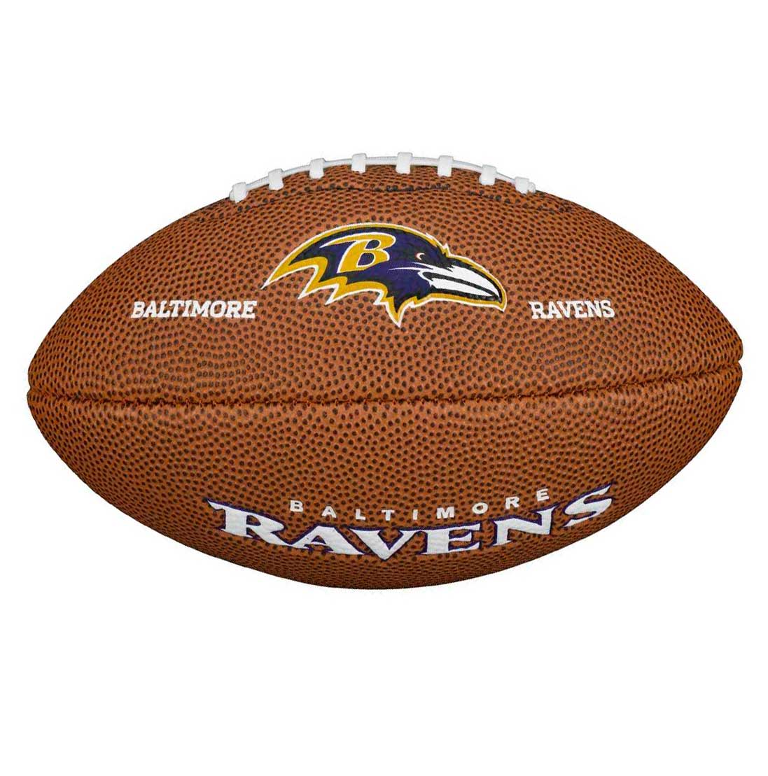 

Мини-мяч для американского футбола Wilson NFL Team Logo Mini WTF1533XBBA (для детей до 10 лет)