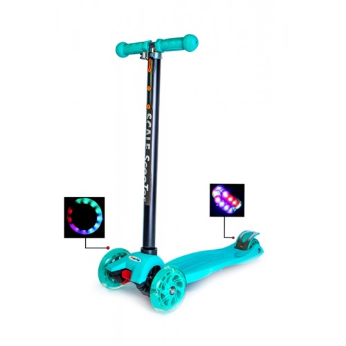 

Трехколесный самокат Scooter Бирюзовый
