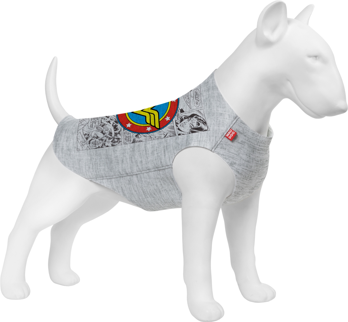 

Майка для собак Collar Waudog Clothes рисунок "Чудо-женщина комикс" XS30 (293-4009Collar)