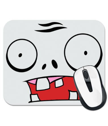

Коврик для мыши Zombie Face