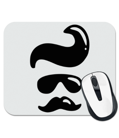 

Коврик для мыши Чуб, усы, очки