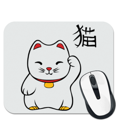 

Коврик для мыши Манэки-нэко Maneki-Neko