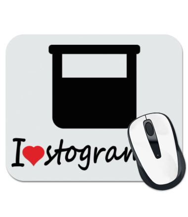 

Коврик для мыши I love stogramm