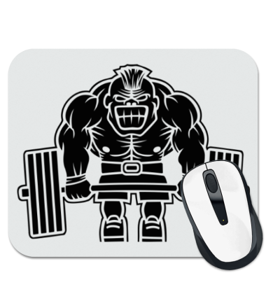 

Коврик для мыши Суровый спортсмен