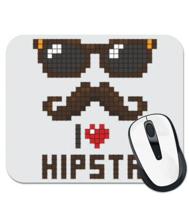 

Коврик для мыши I love hipsta