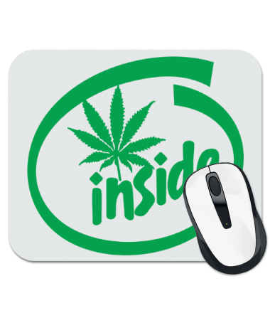 

Коврик для мыши Marijuana Inside