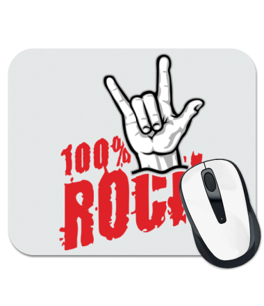 

Коврик для мыши 100% Rock