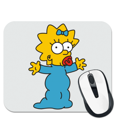 

Коврик для мыши Maggie Simpson