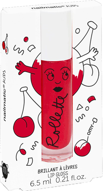 

Детский блеск для губ Nailmatic Cherry Вишневый 6.5 мл (111ROLLCERISEB)