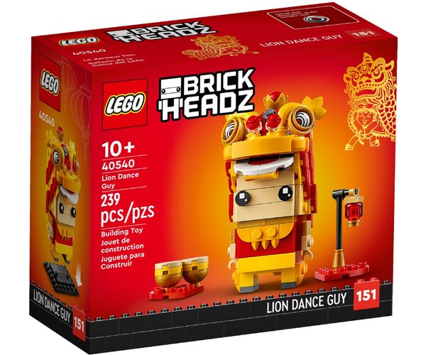 

Конструктор LEGO Brick Headz Танец льва (40540)