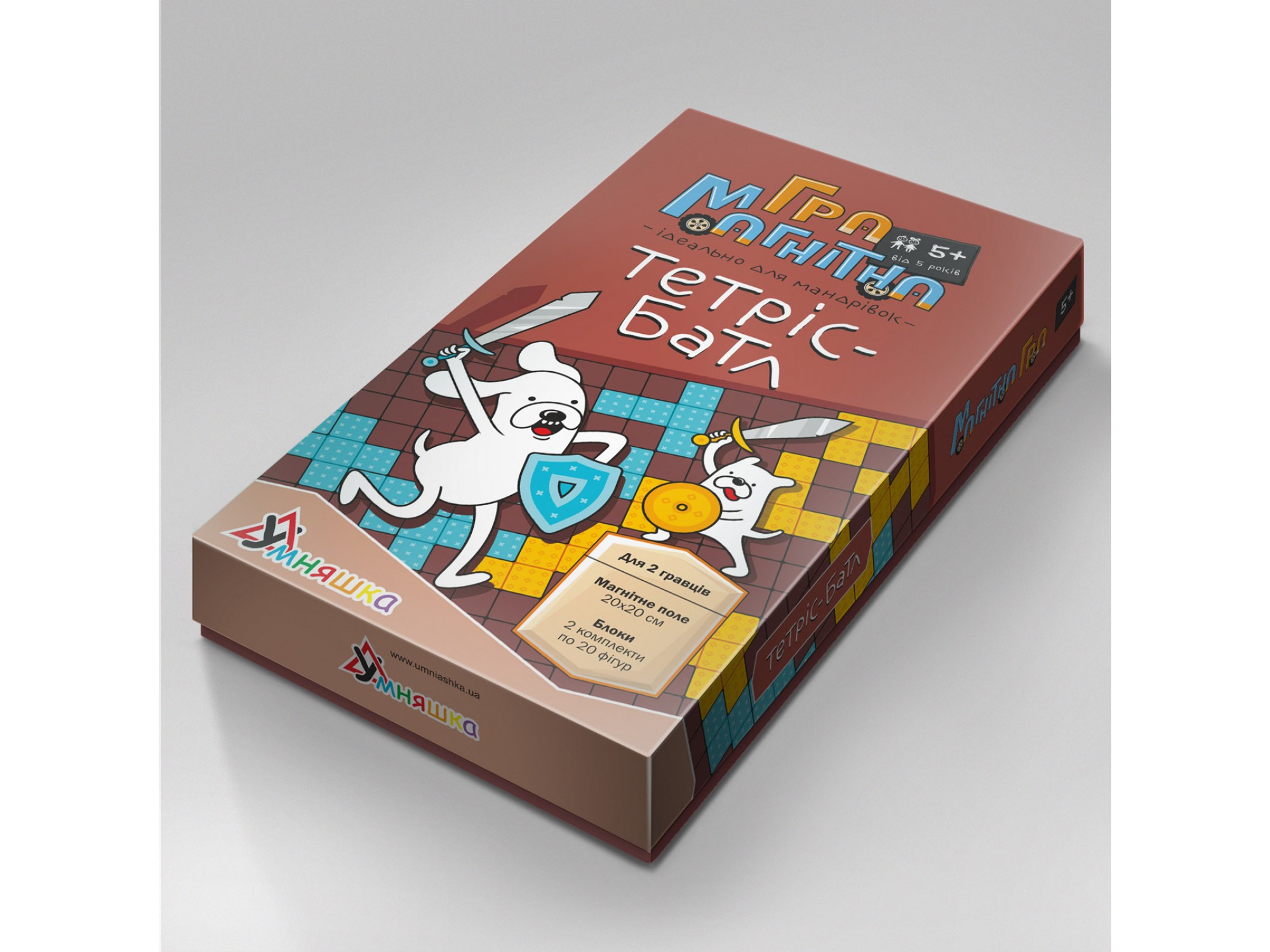 

Настольная магнитная игра Умняшка Тетрис-батл 1418 (455697)