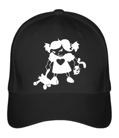 

Бейсболка (кепка) Злая девочка Черный