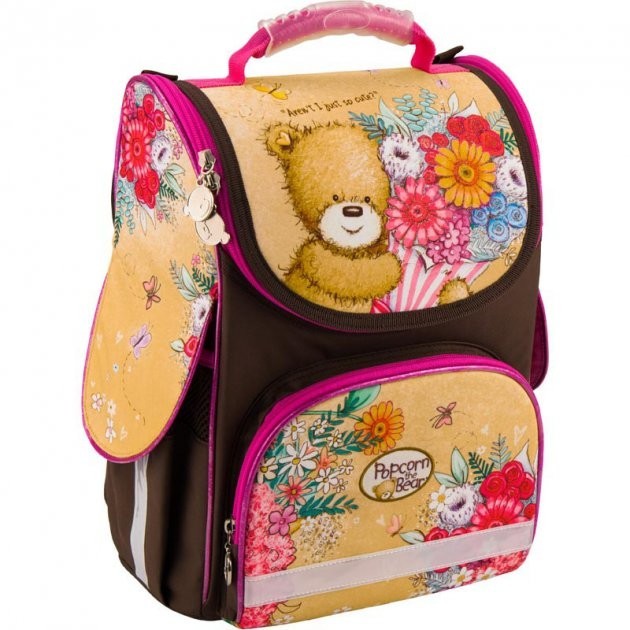 

Рюкзак школьный каркасный Kite Education Popcorn the Bear PO18-501S-2