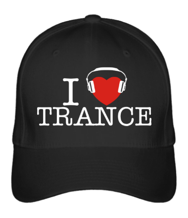 

Бейсболка (кепка) I love trance 1 Черный