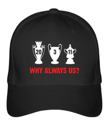 

Бейсболка (кепка) Why Always Us Черный
