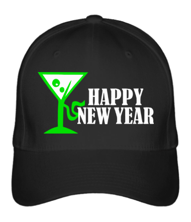 

Бейсболка (кепка) Happy New Year Черный