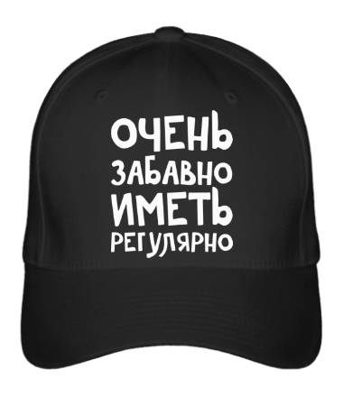 

Бейсболка (кепка) Иметь регулярно Черный
