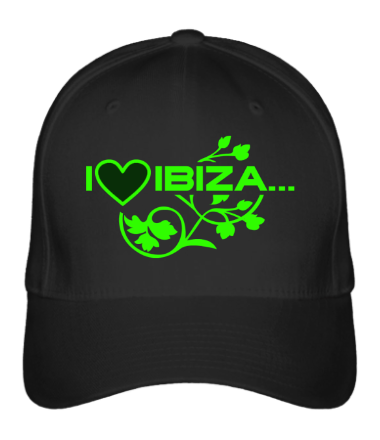 

Бейсболка (кепка) I Love Ibiza Черный