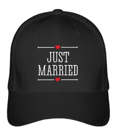 

Бейсболка (кепка) Just Married 1 Черный