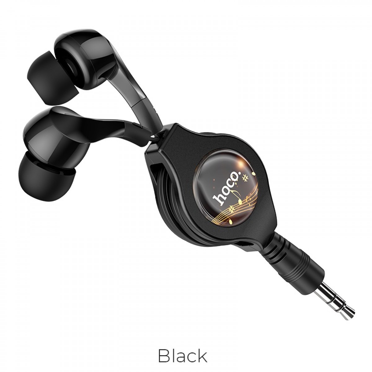 

Наушники HOCO M68 Easy clip telescopic earphones (black)